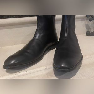 Men’s John Varvatos Black Leather Boots - size 12